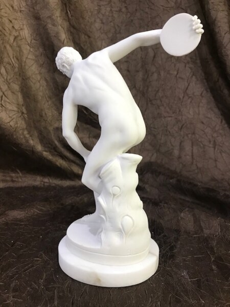 Discus Thrower Marble figurine replica by Myroni National Museum